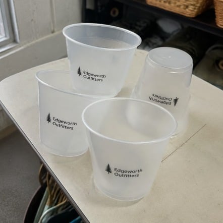 Custom printed disposable plastic cups in bulk
