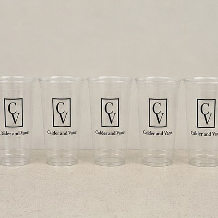 Customized disposable plastic cups for stadiums and arenas
